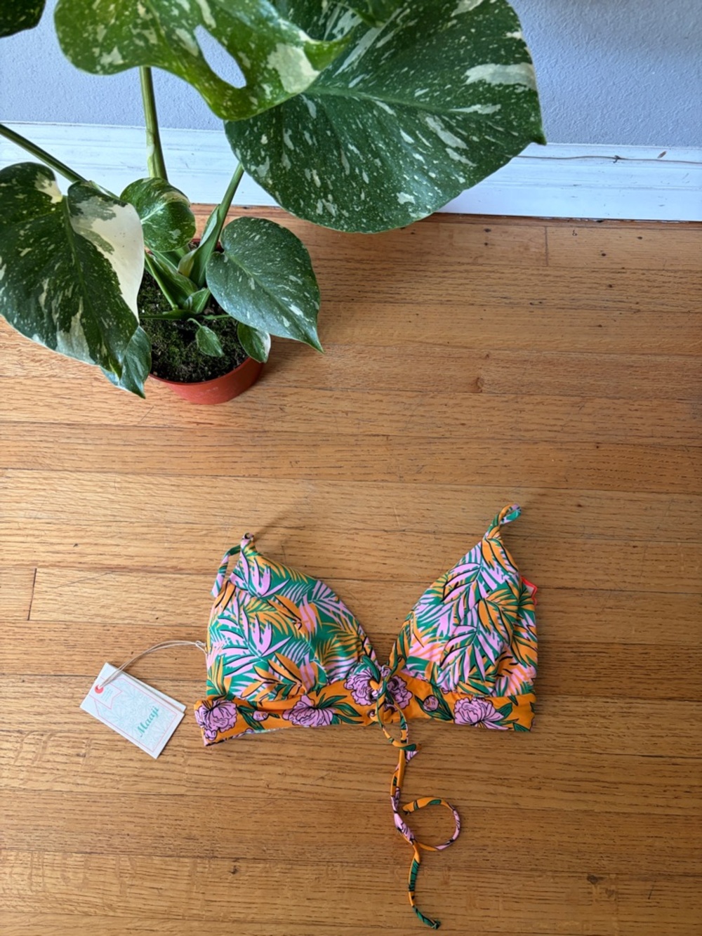 Maaji Bikini top Reversible NWT size XL